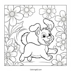 coloring cartoon animals