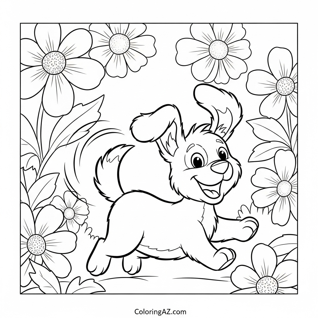 coloring cartoon animals