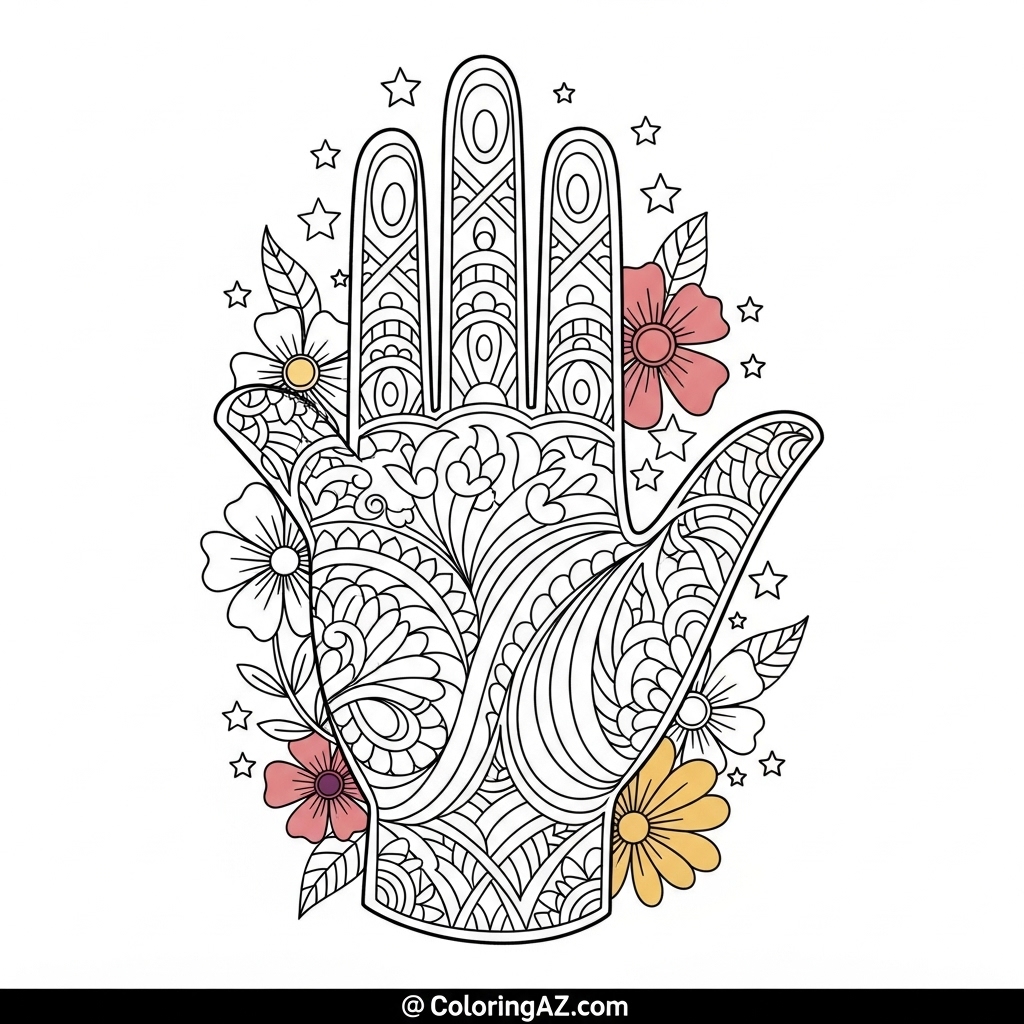 Share Your Coloring Pages of Hands