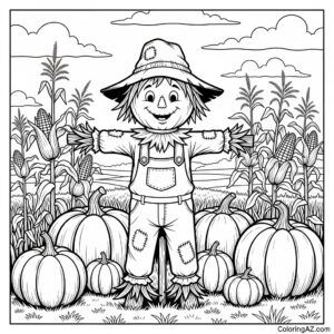 coloring page harvest 2