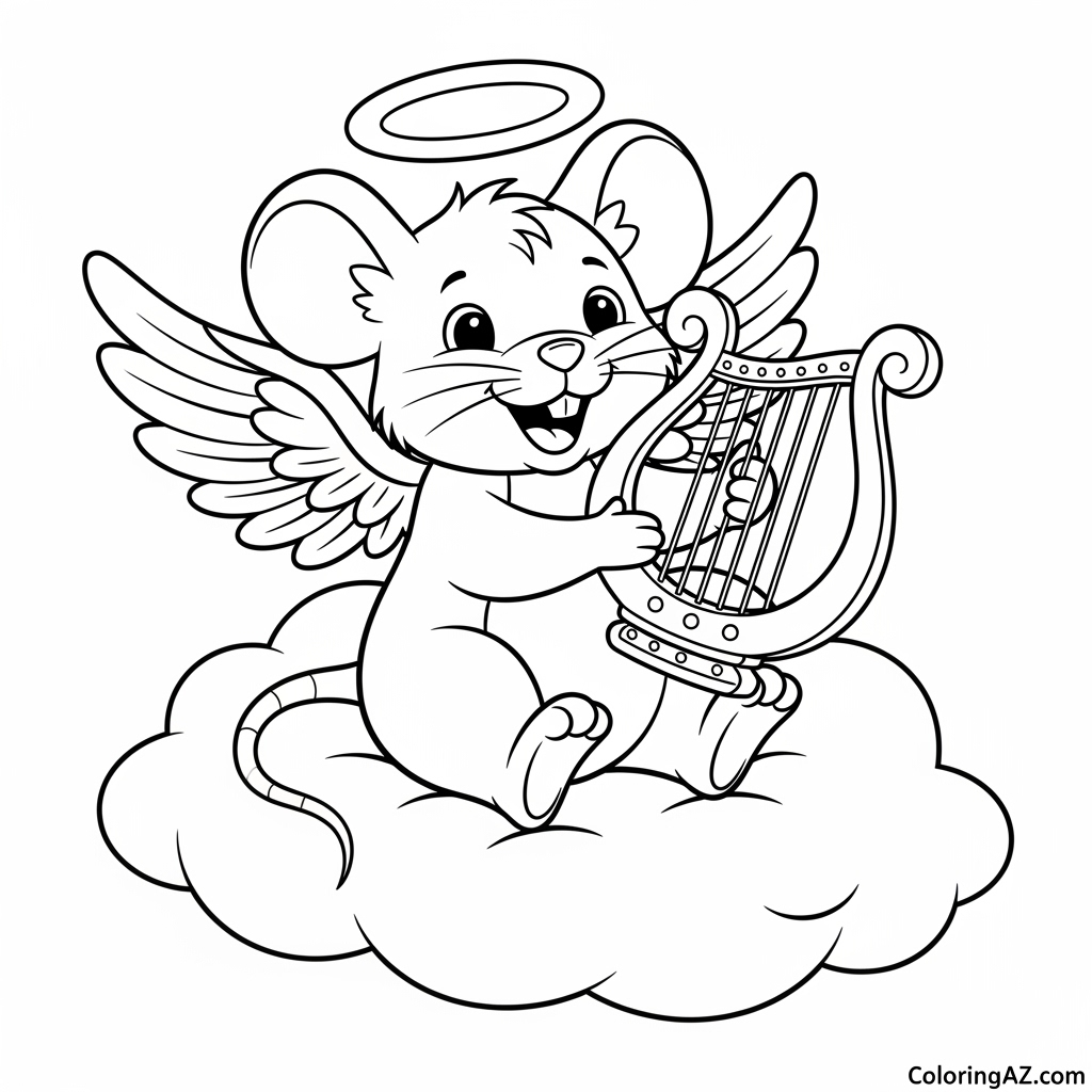 Printable Mouse Coloring Sheets for Kids