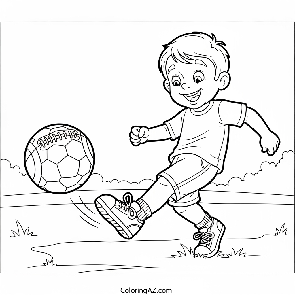Download Free Printable Football Coloring Pages - Fun for Kids