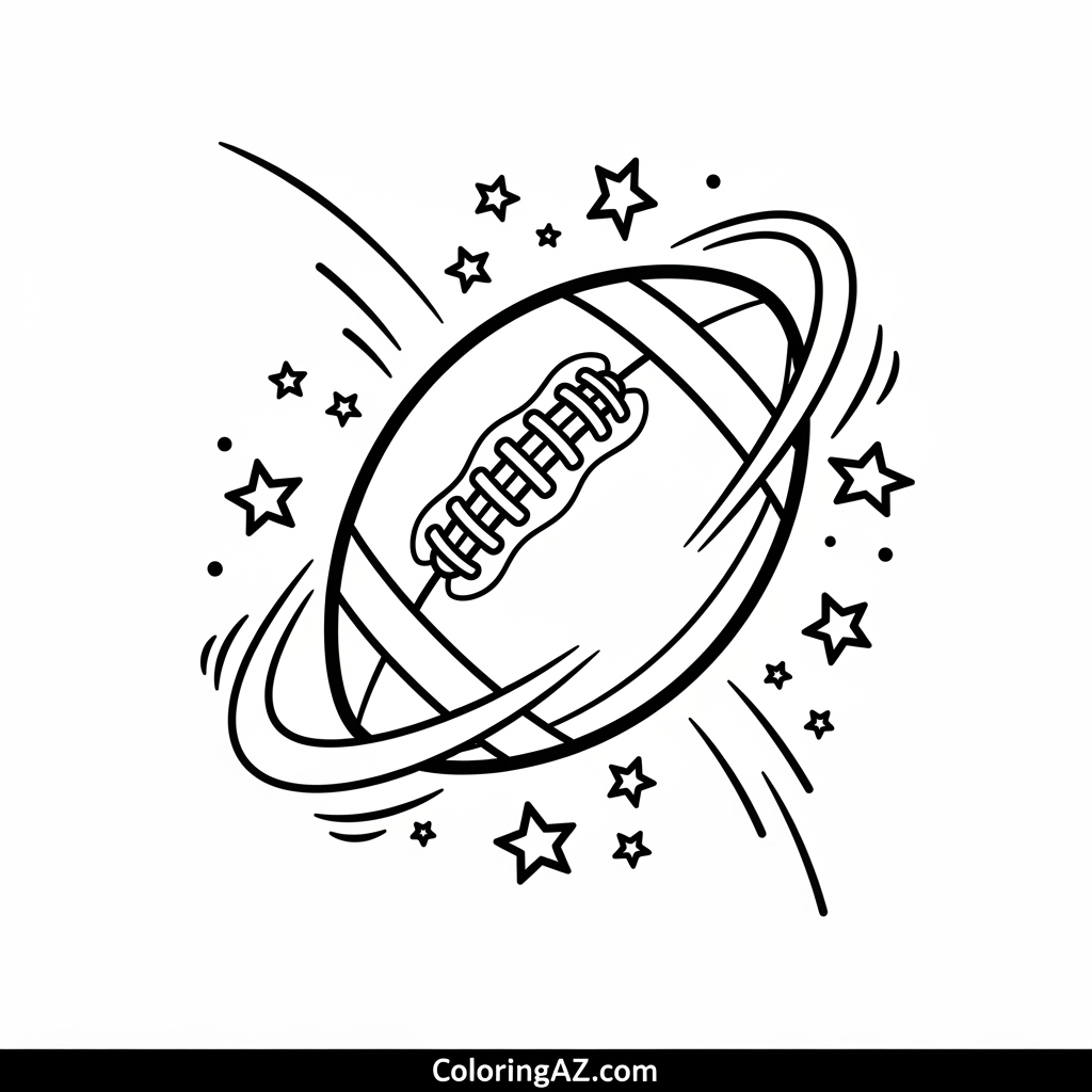 Educational Benefits of Football Coloring for Kids