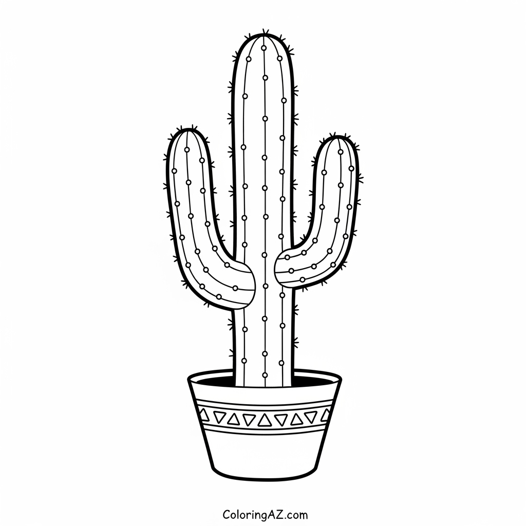 Plant Coloring Sheet for Kids