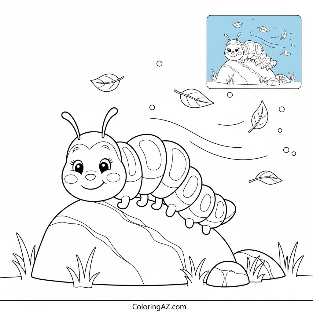 Explore Nature and Bug-Themed Coloring Pages