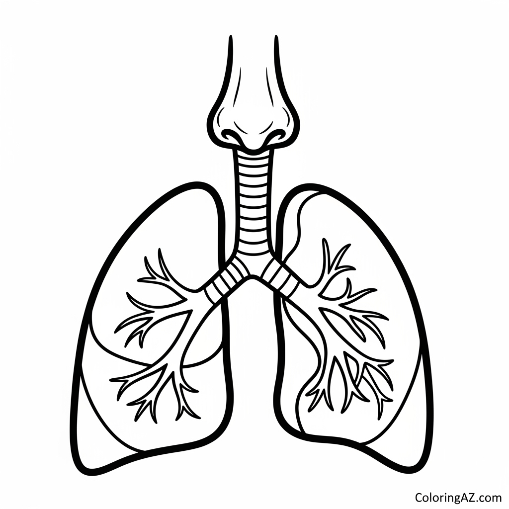 Free Anatomy Coloring Pages for Kids on ColoringAZ 4 Sharing Anatomy Coloring Creations