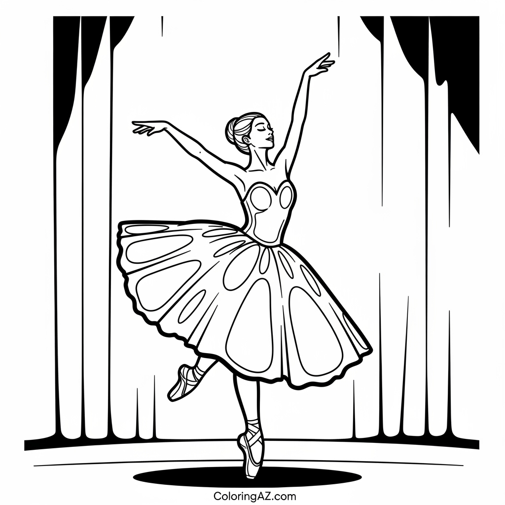 Ballet Coloring Pages - Create and Share Your Artwork