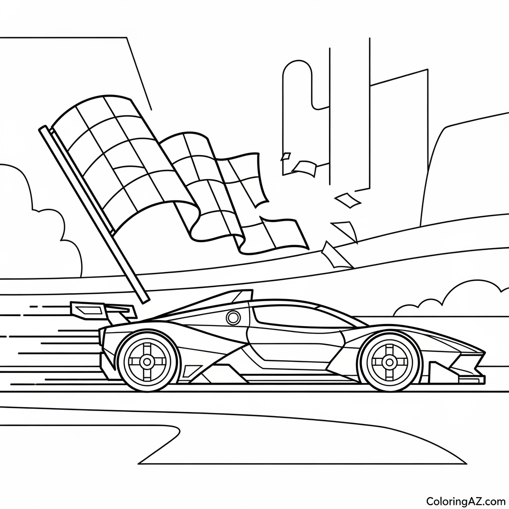 Awesome Free Car Coloring Pages for Download