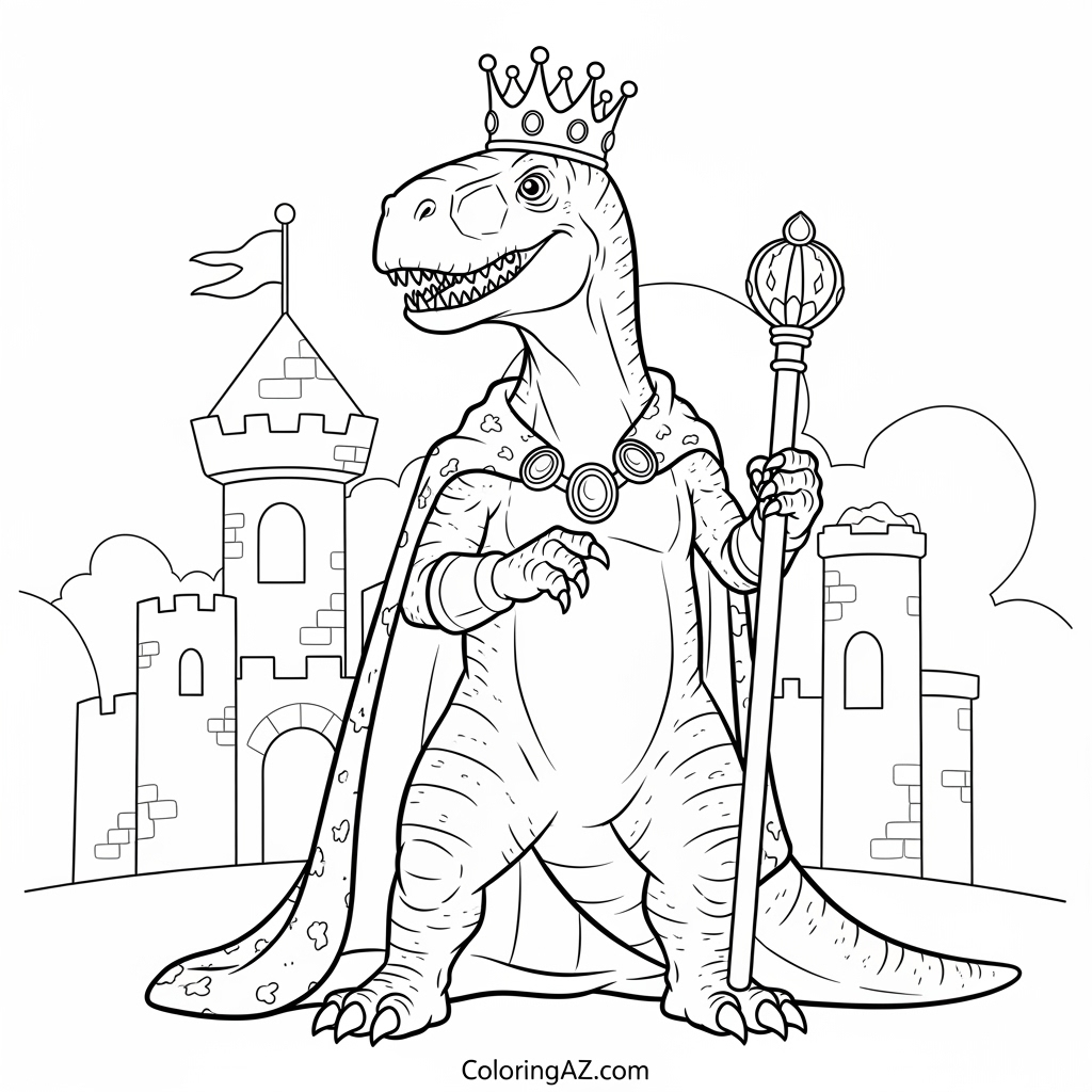 Download Free Dinosaur King Coloring Pages