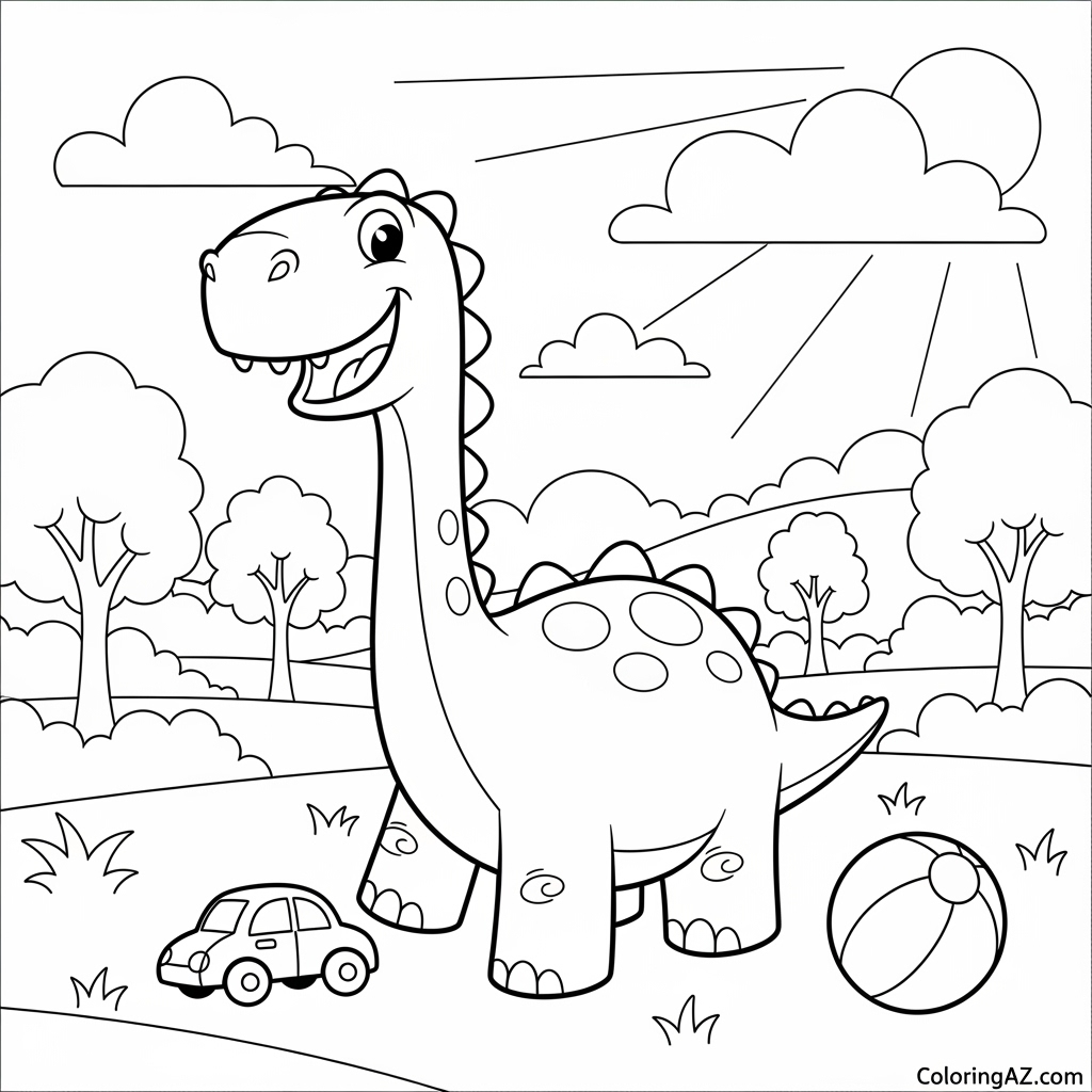 Engaging Dinosaur-Themed Coloring Ideas