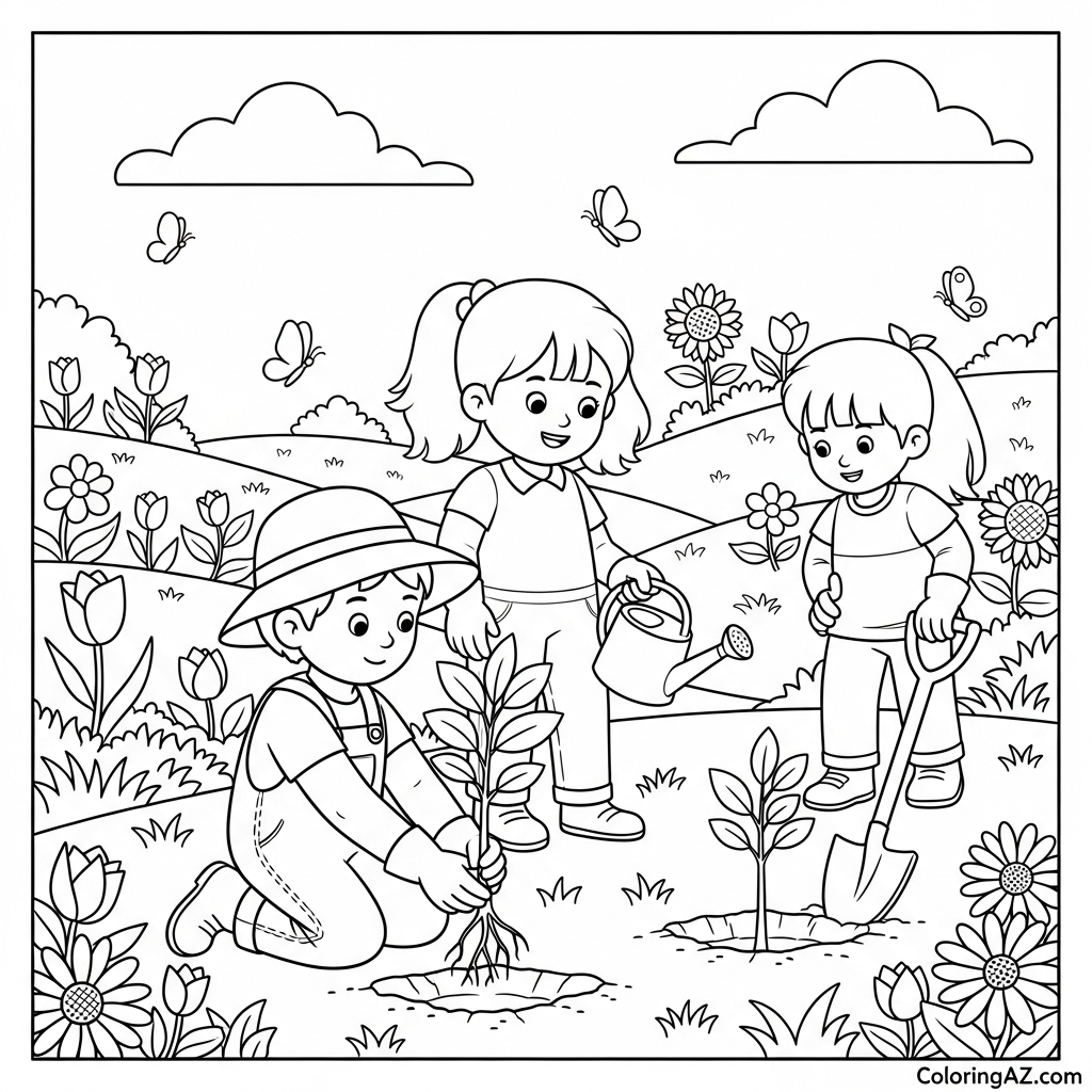 Coloring Pages Environment: Free Printable Sheets for Kids 6 Wildlife Coloring Pages for Kids