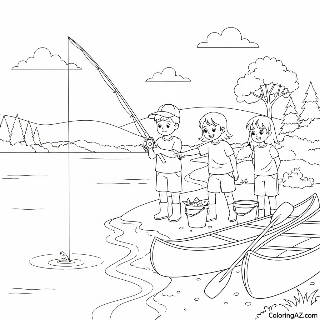 Tips for Printing Camping Coloring Pages