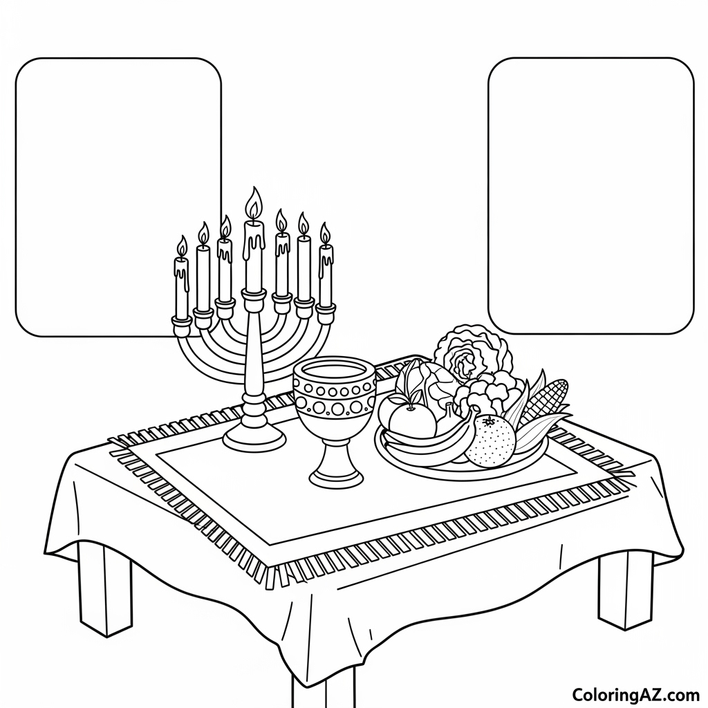 Color Online with Kwanzaa Coloring Pages