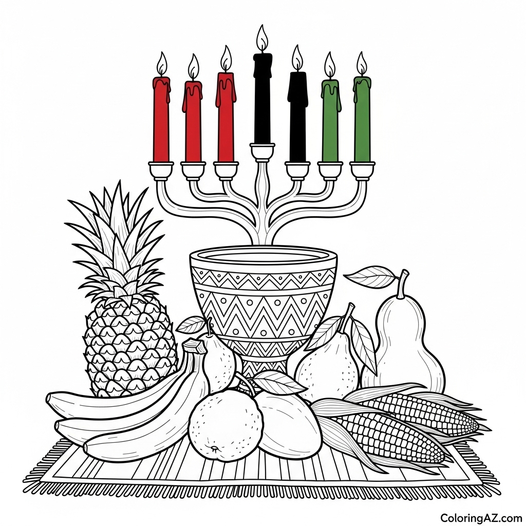 Share Your Kwanzaa Coloring Art